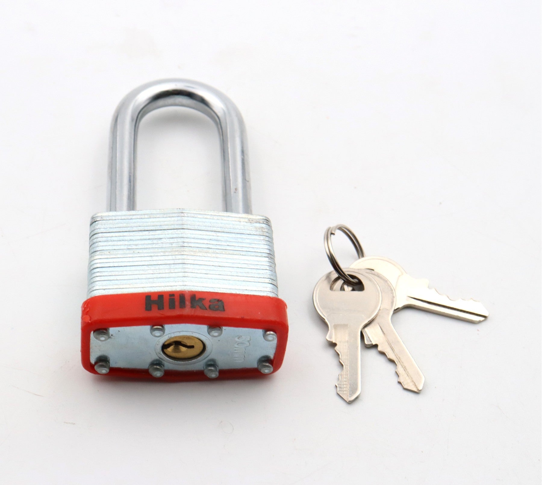 Hilka 50mm Long Shackle Laminated Padlock 70606050