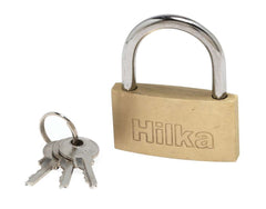 Hilka 40mm Slim Brass Padlock 70750040