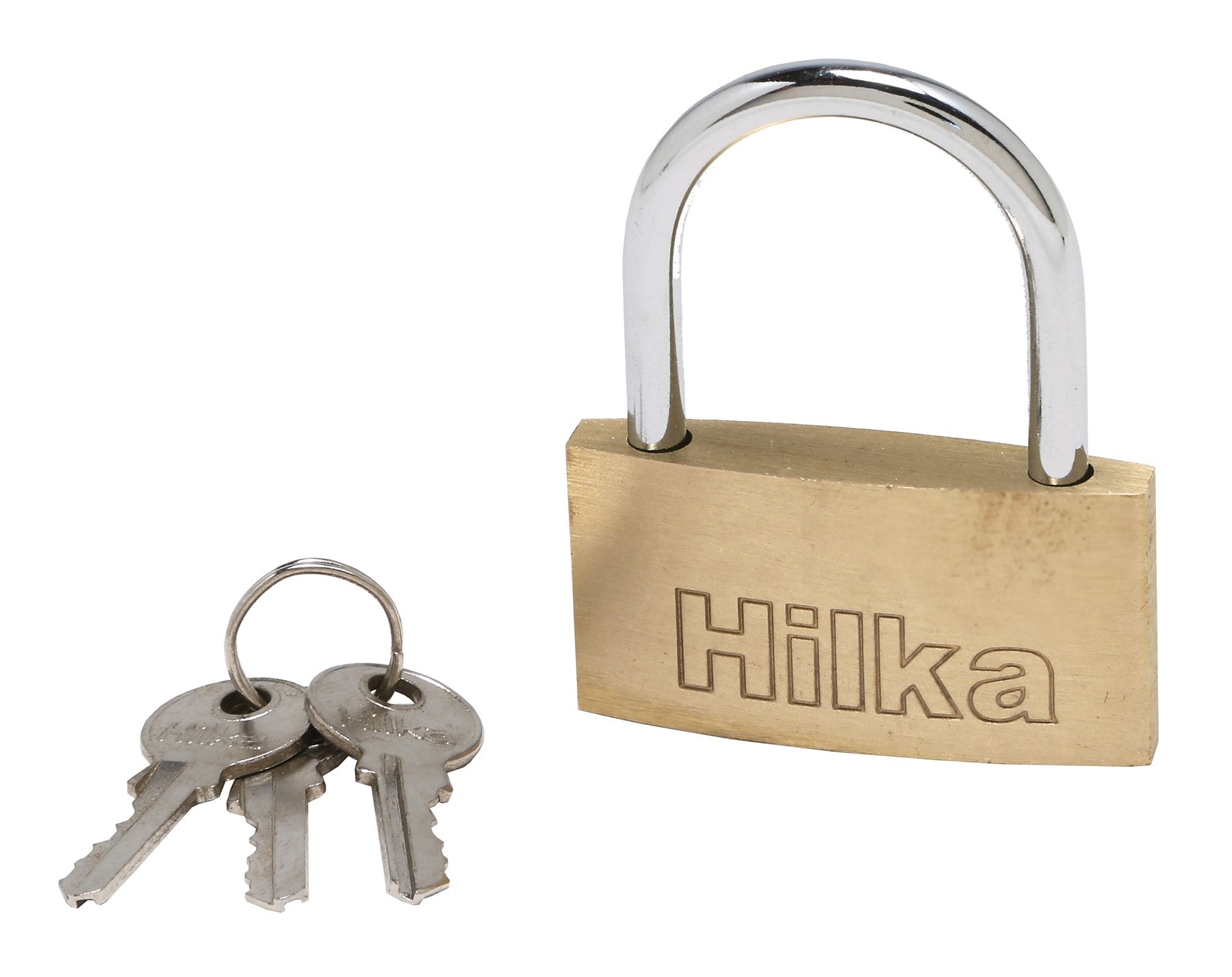 Hilka 50mm Slim Brass Padlock 70750050