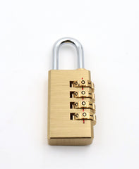 Hilka 30mm Brass Combination Padlock 70760030