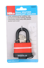 Hilka 50mm Weather Resistant Padlock 70808050