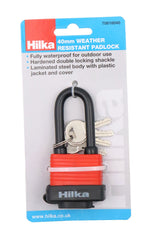 Hilka 40mm Long Shackle Weather Resist Padlock 70818040