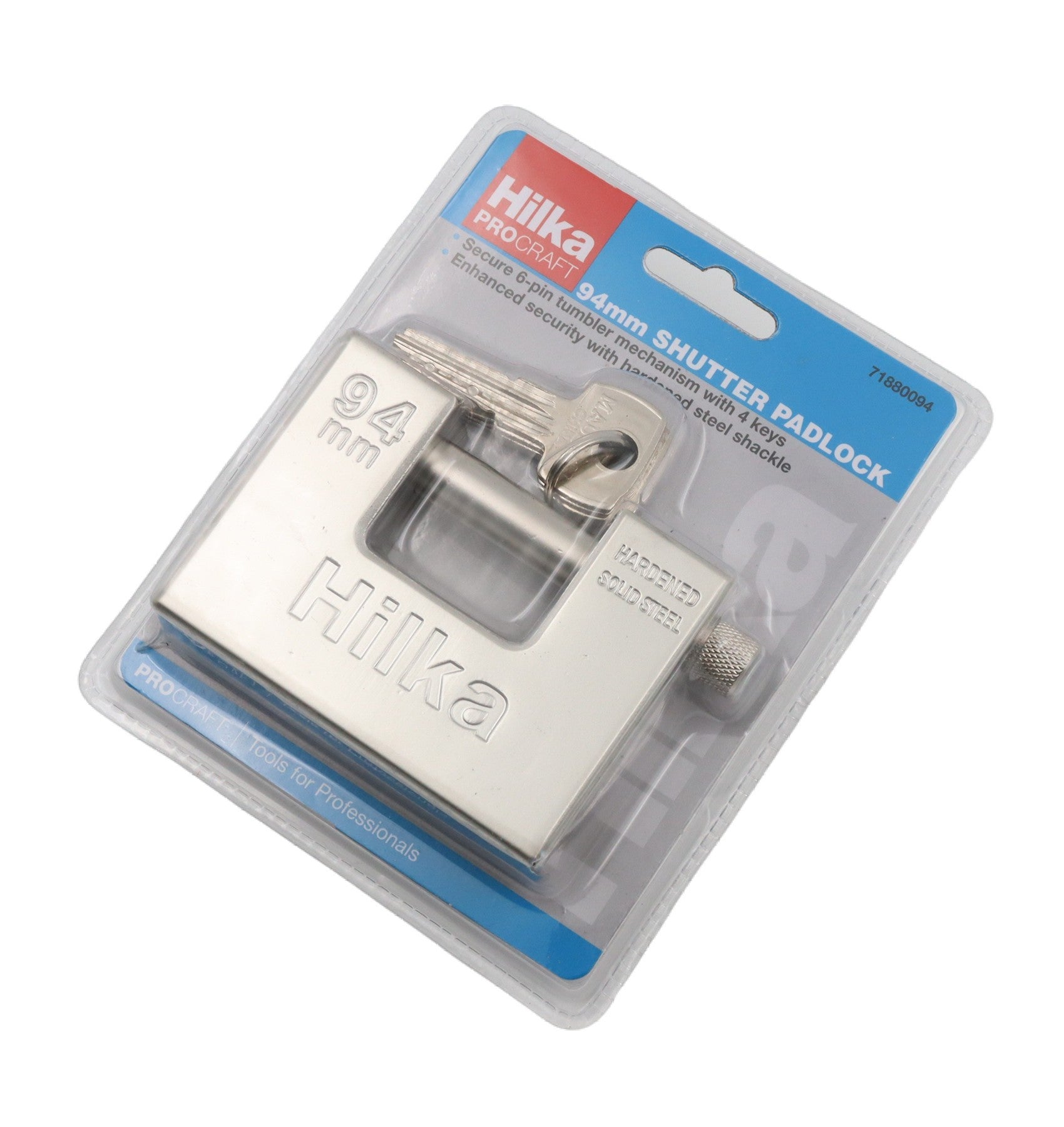 Hilka 94mm Shutter Padlock 71880094