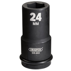 Draper Hi-TORQ® Deep Impact Socket, 3/4" Sq. Dr., 24mm  71883