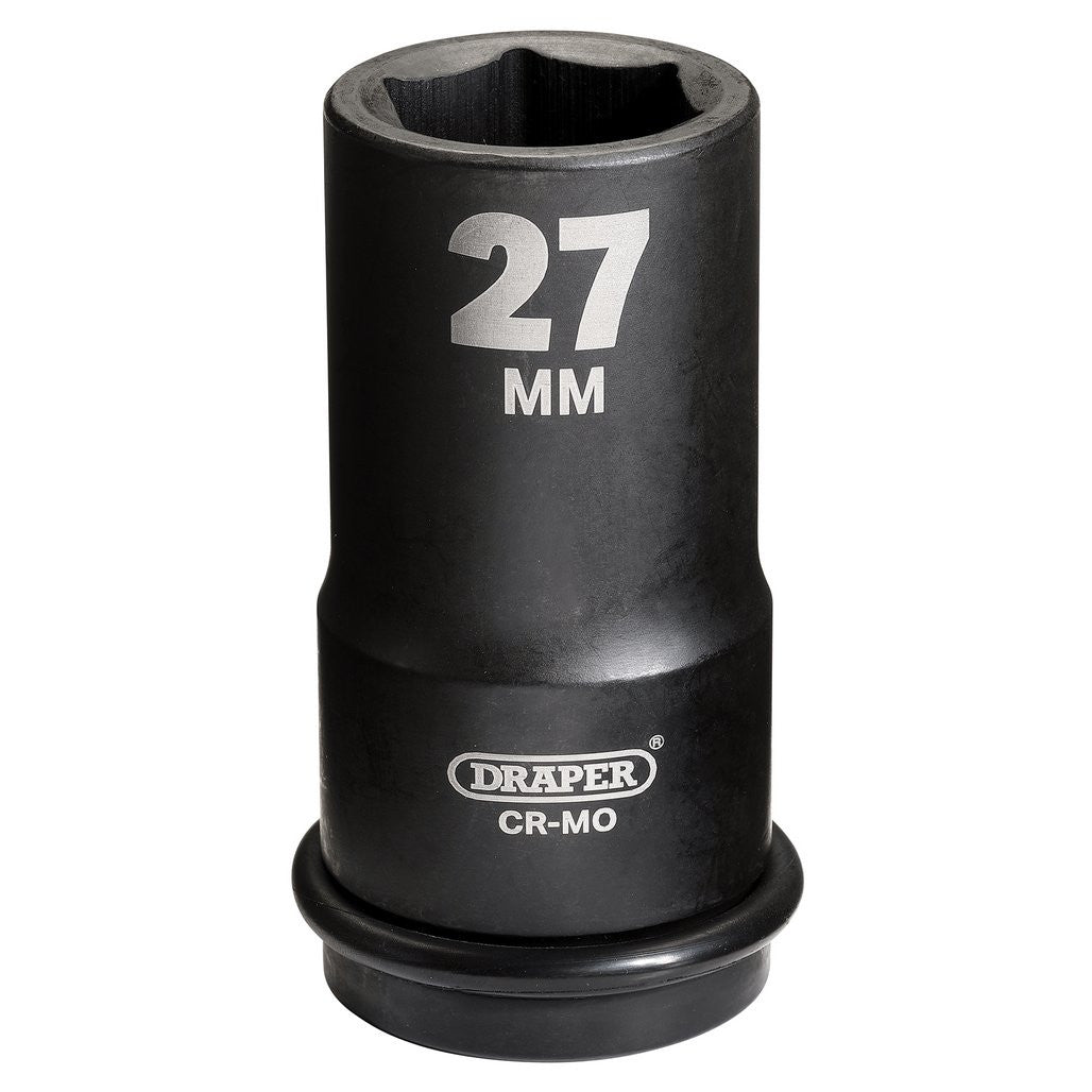 Draper Hi-TORQ® Deep Impact Socket, 3/4" Sq. Dr., 27mm  71908