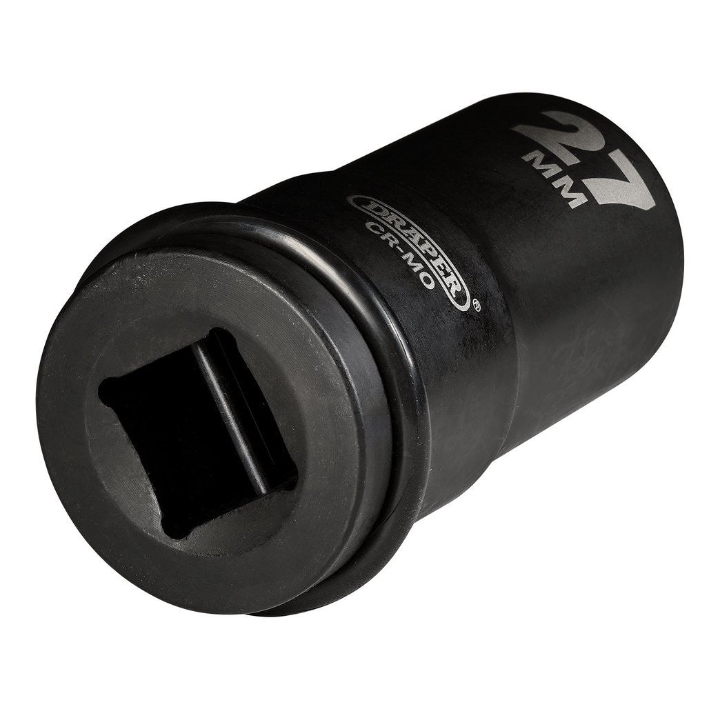 Draper Hi-TORQ® Deep Impact Socket, 3/4" Sq. Dr., 27mm  71908