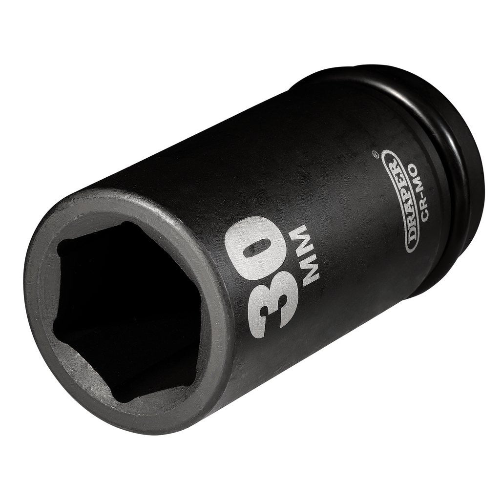 Draper Hi-TORQ® Deep Impact Socket, 3/4" Sq. Dr., 30mm  71916