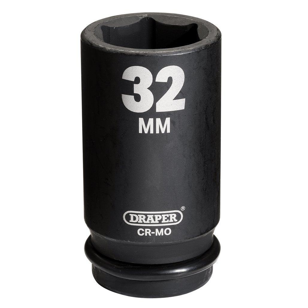 Draper Hi-TORQ® Deep Impact Socket, 3/4" Sq. Dr., 32mm  71924