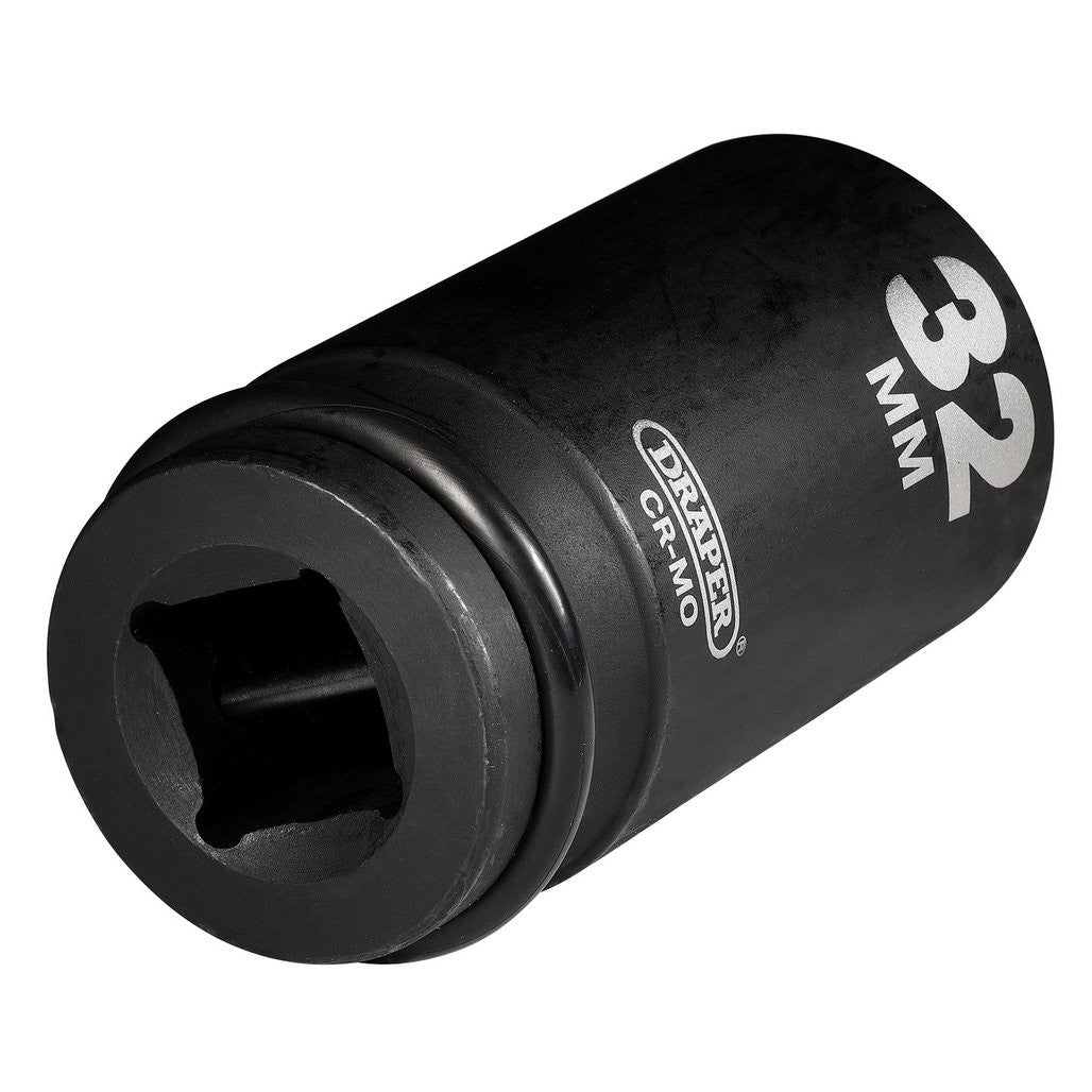 Draper Hi-TORQ® Deep Impact Socket, 3/4" Sq. Dr., 32mm  71924