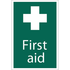 Draper First Aid' Safety Sign, 200 x 300mm 72534