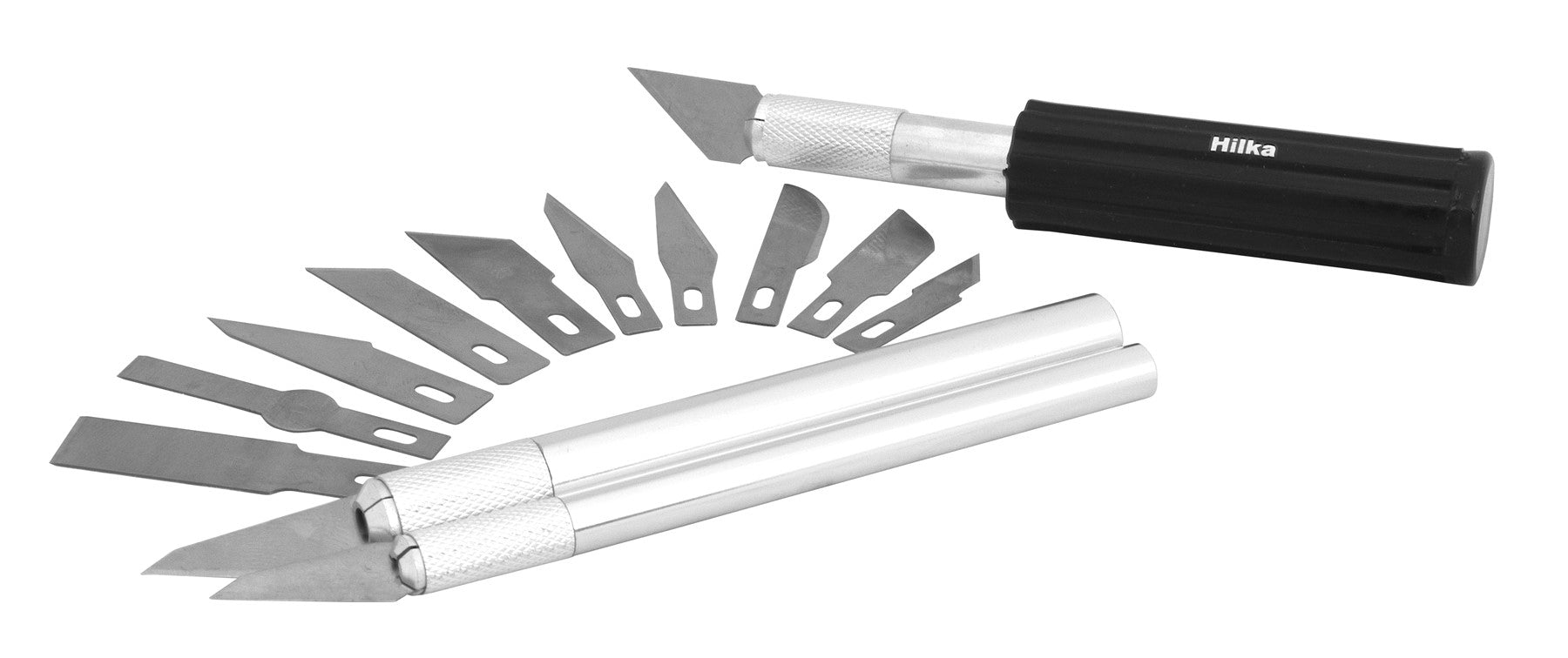 Hilka 17 pce Hobby Knife & Blade Set 73200017
