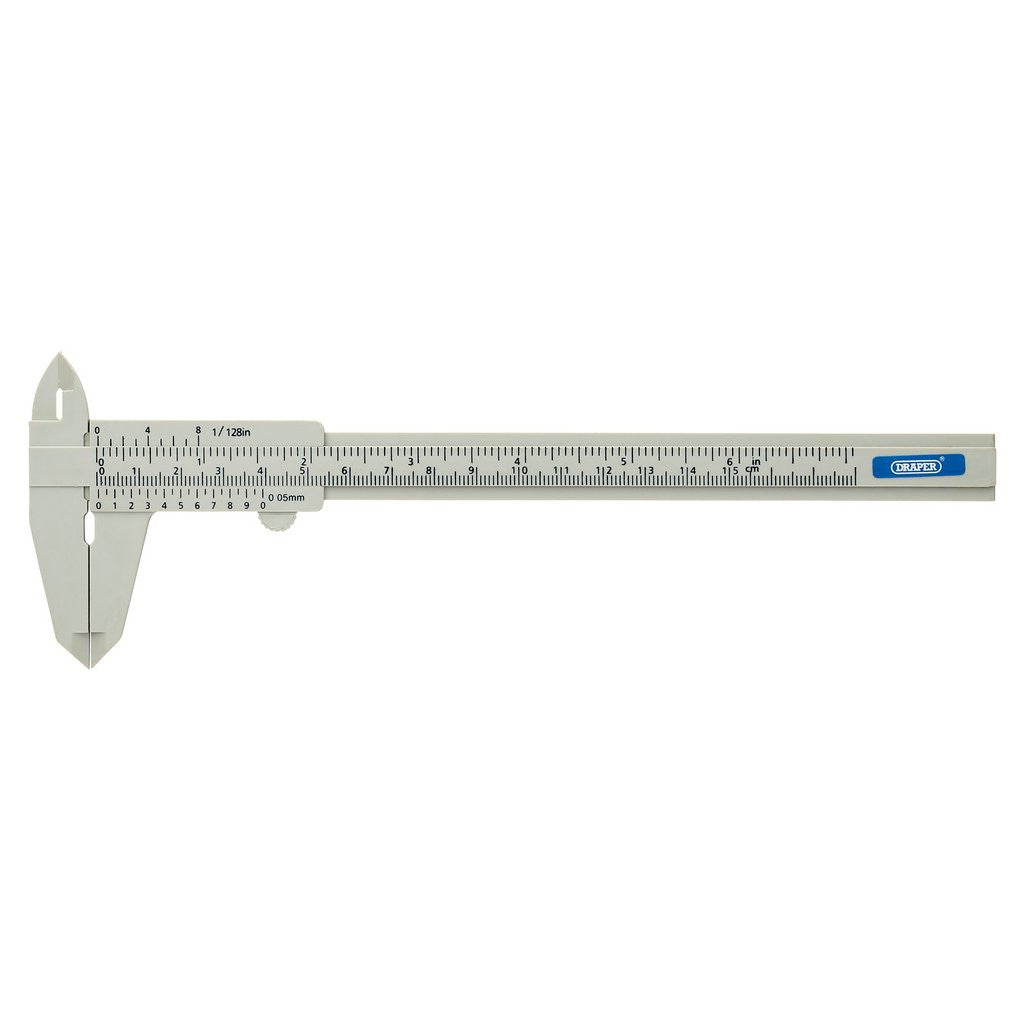 Draper Plastic Vernier Caliper, 0 - 150mm or 6"  73863