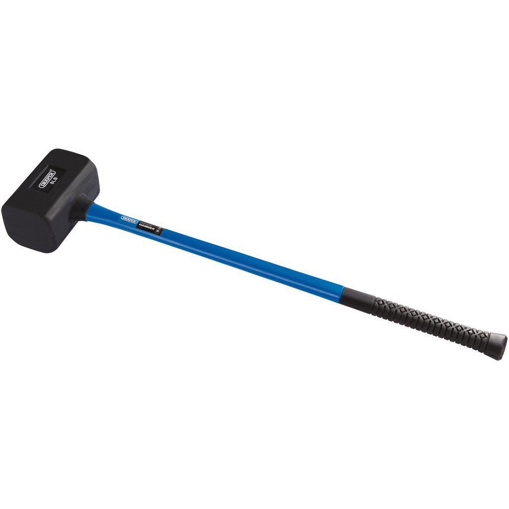 Draper Rubber Dead Blow Hammer with Fibreglass Shaft, 3.6kg/8lb  74318