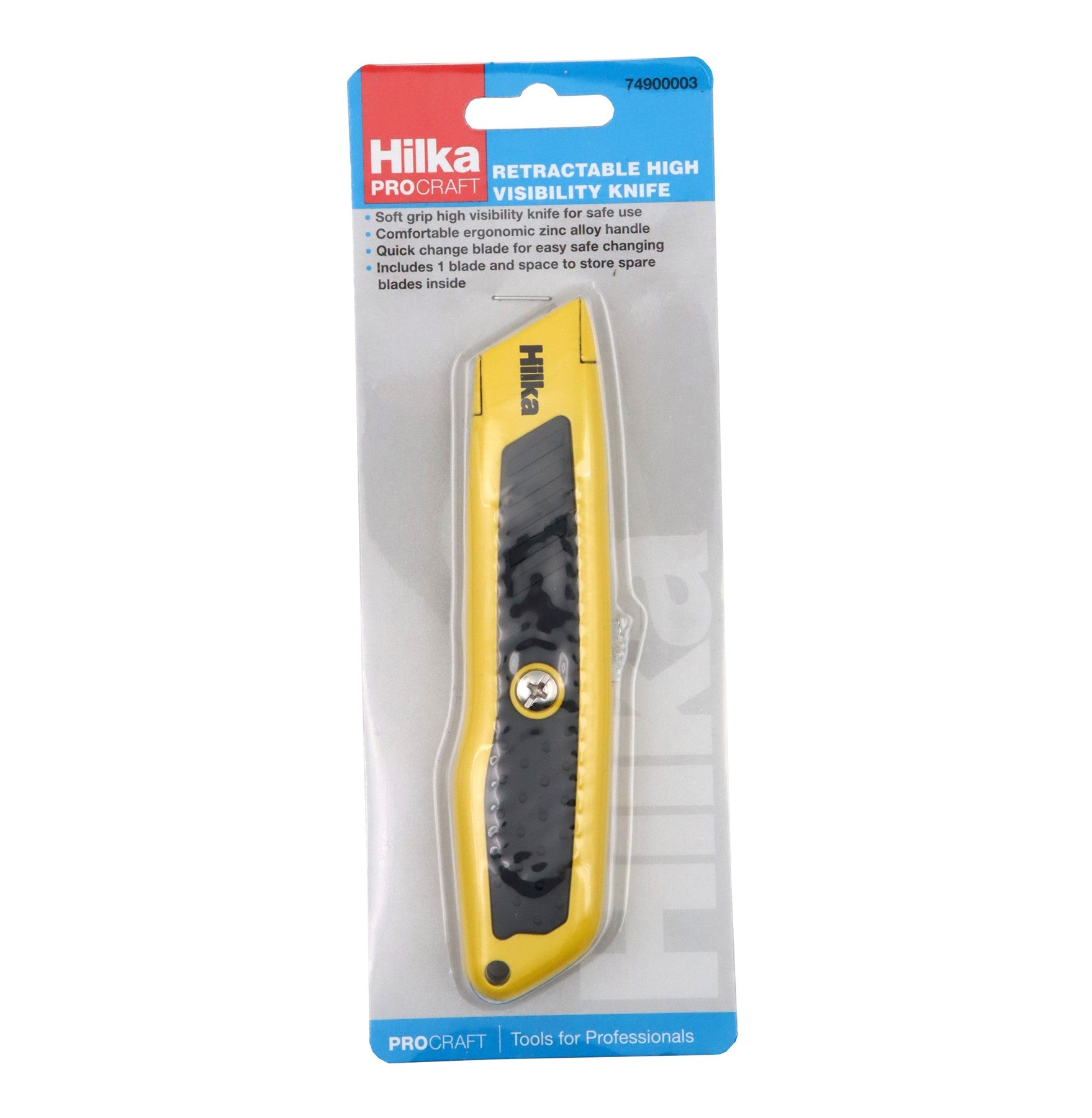 Hilka Retractable High Visibility Knife 74900003