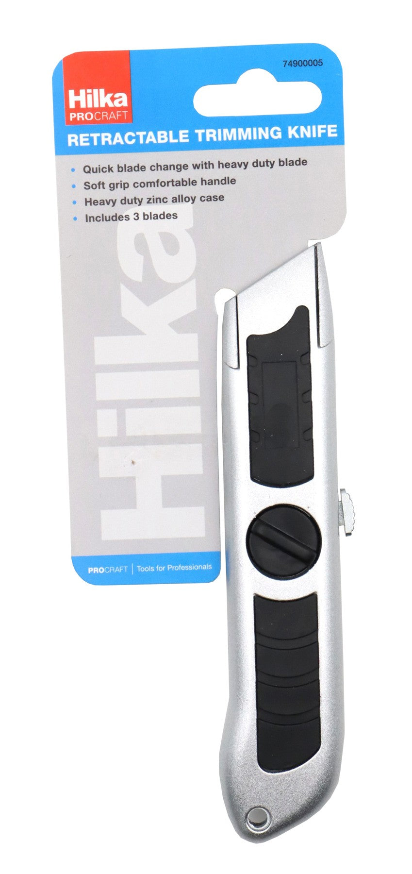 Hilka Retractable Knife Soft Grip 74900005