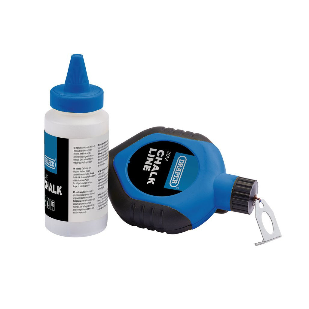 Draper Chalk Line Set, 30m, 115g (2 Piece)  75045