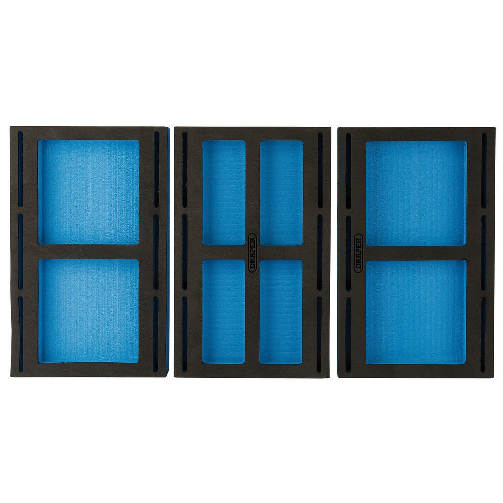 Draper 1/4 Drawer EVA Insert Infill Tray (3 Piece) 75047