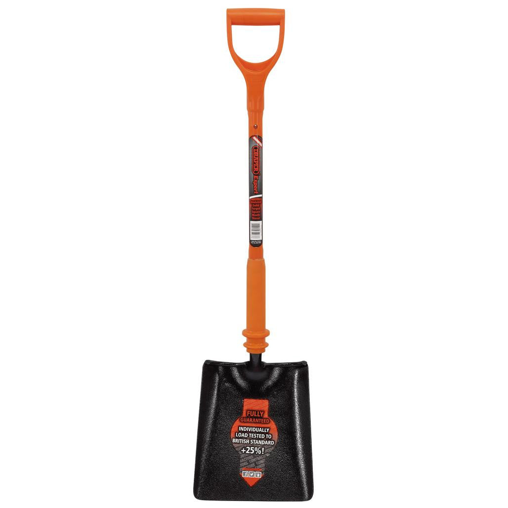 Draper Expert Fully Insulated Contractors Square Mouth Shovel   75168
