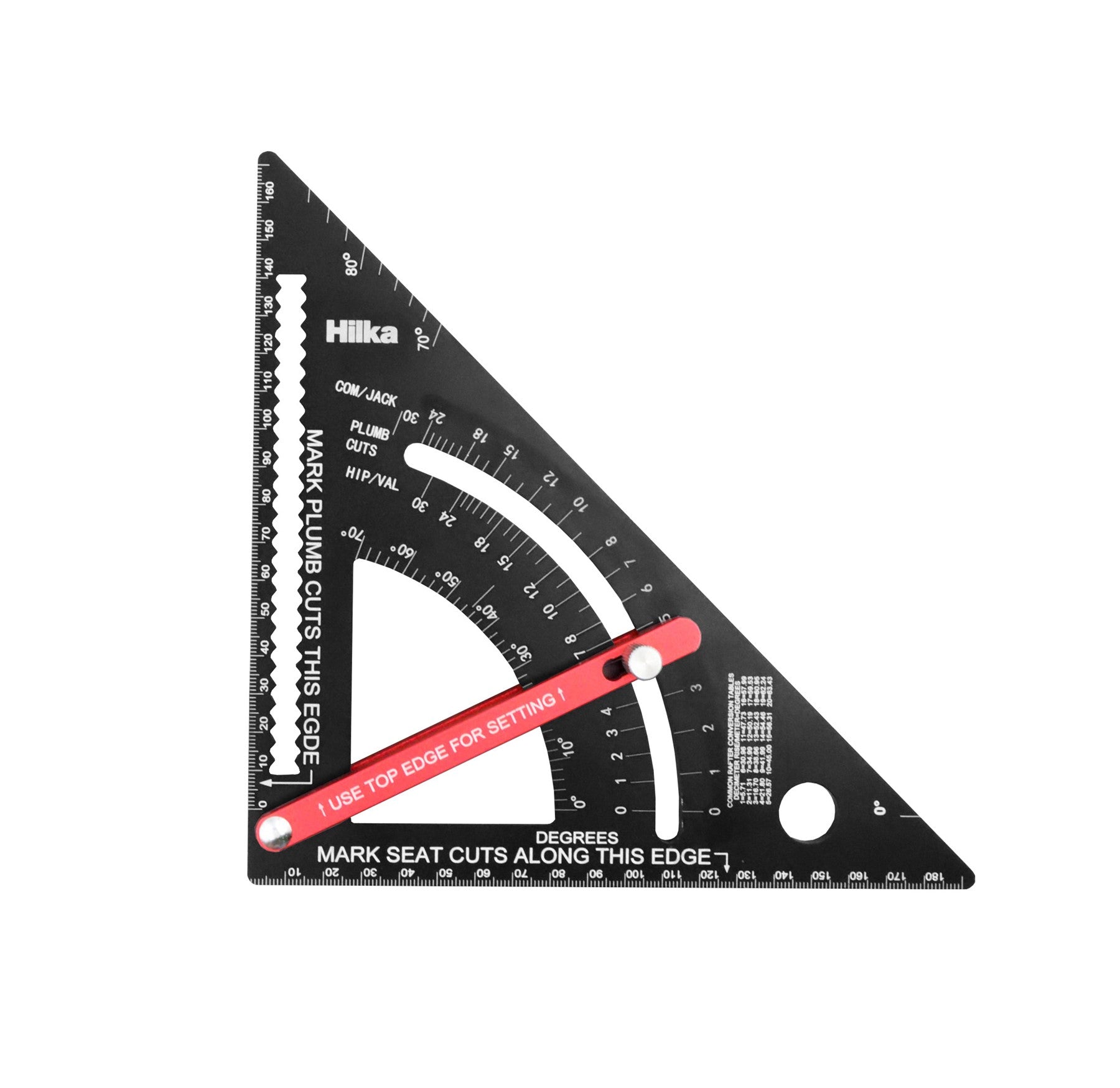 Hilka 7" (180mm) Aluminium Adjustable Square 75400307