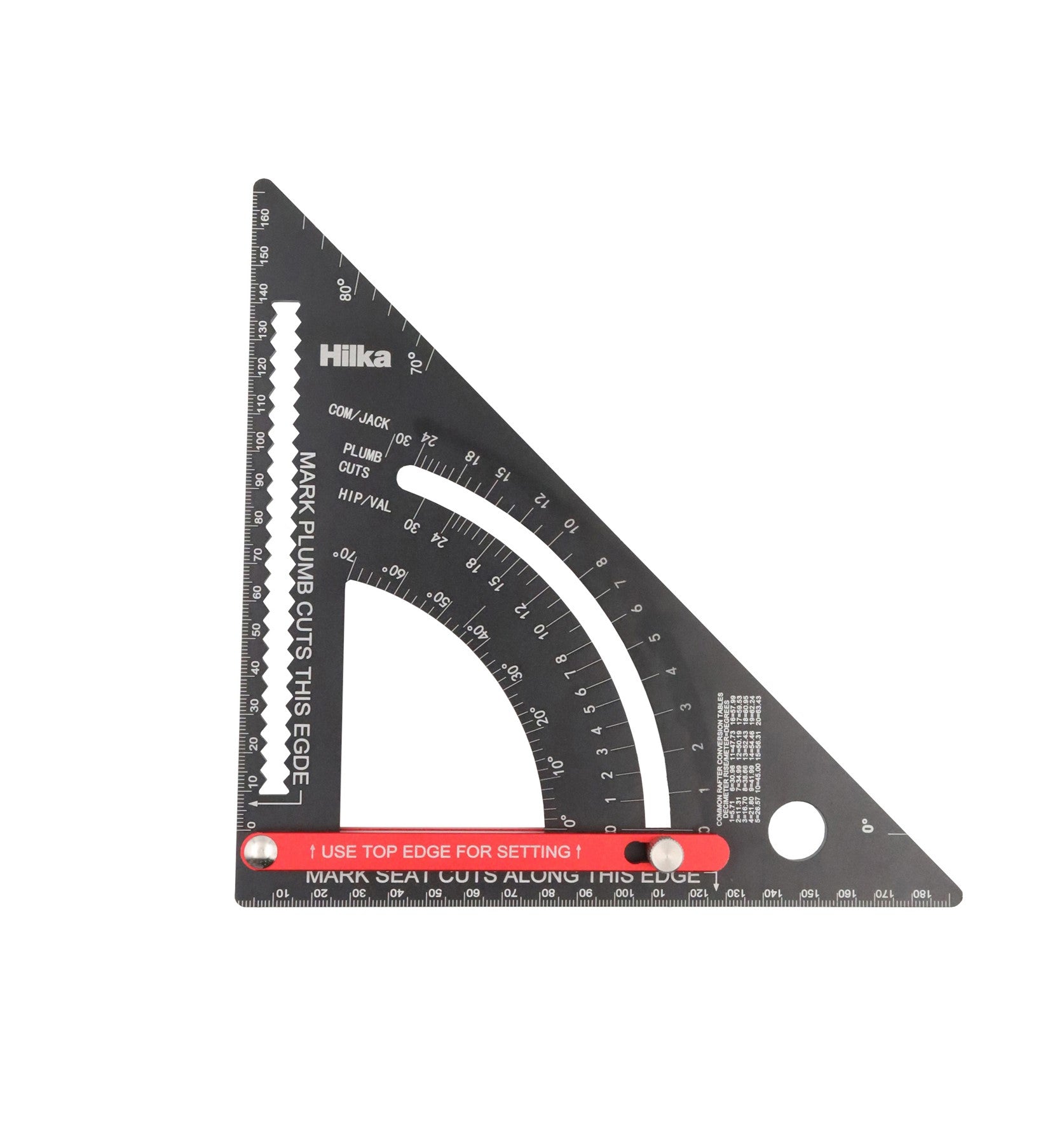 Hilka 7" (180mm) Aluminium Adjustable Square 75400307