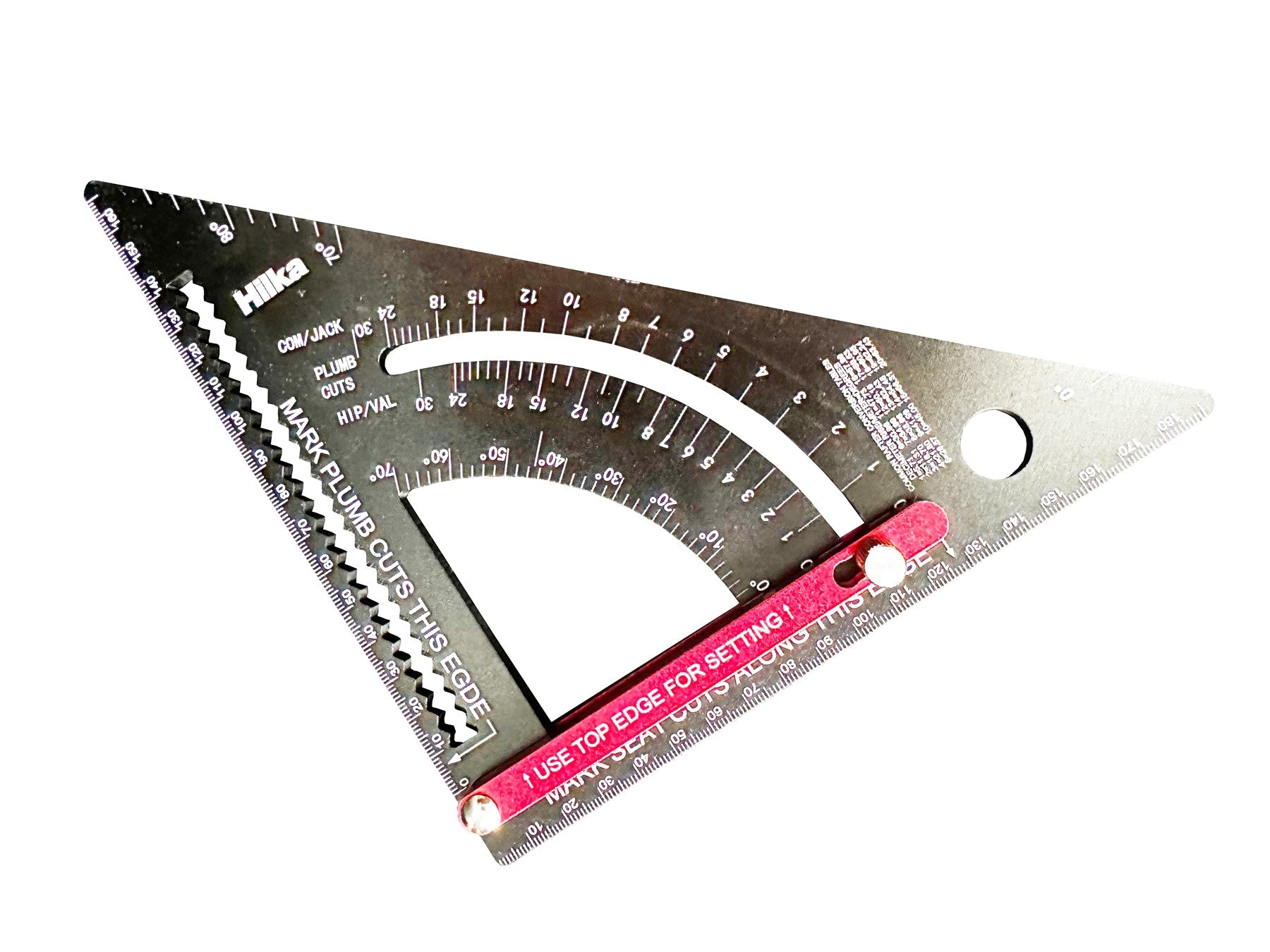 Hilka 7" (180mm) Aluminium Adjustable Square 75400307