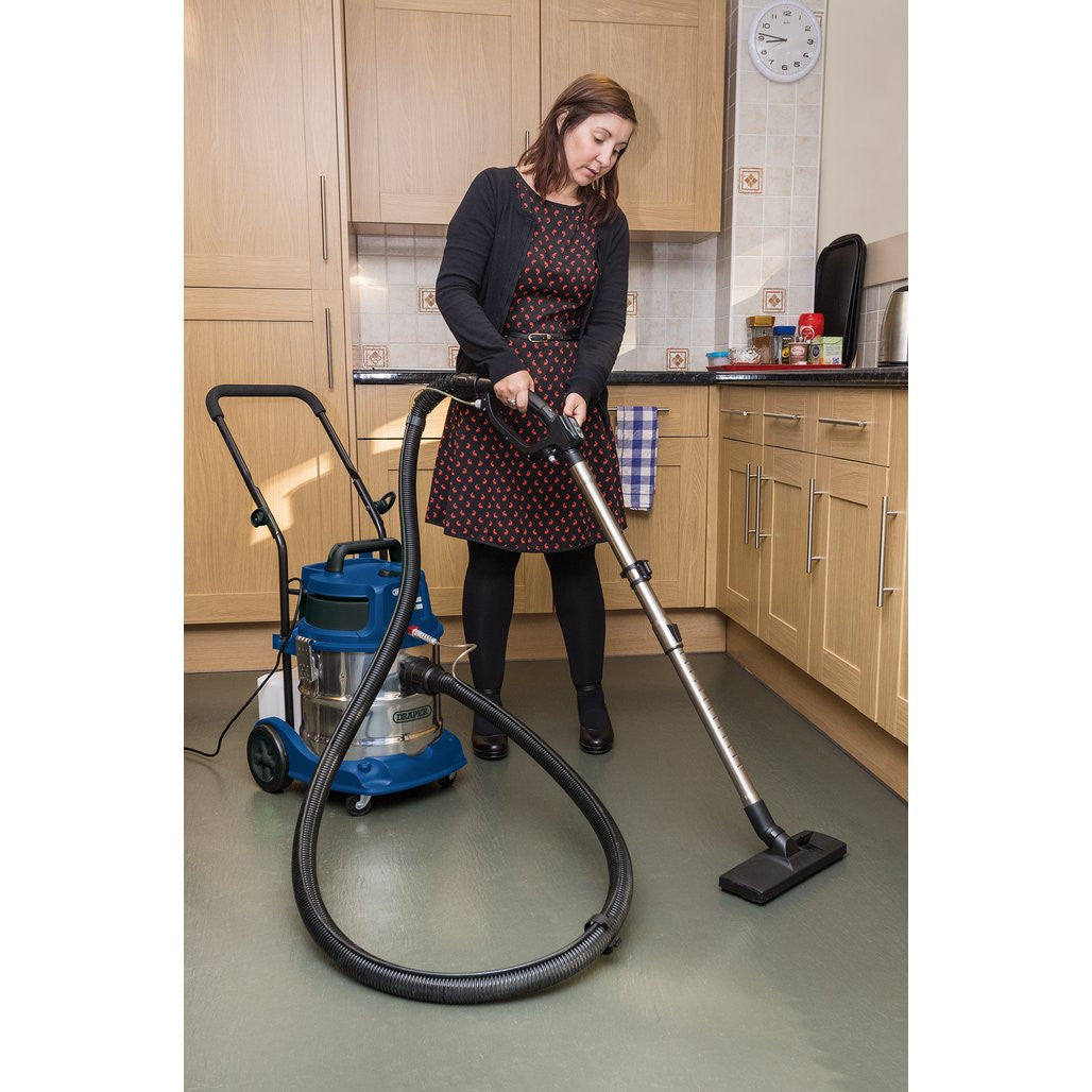 Draper 3 in 1 Wet and Dry Shampoo/Vacuum Cleaner, 20L, 1500W