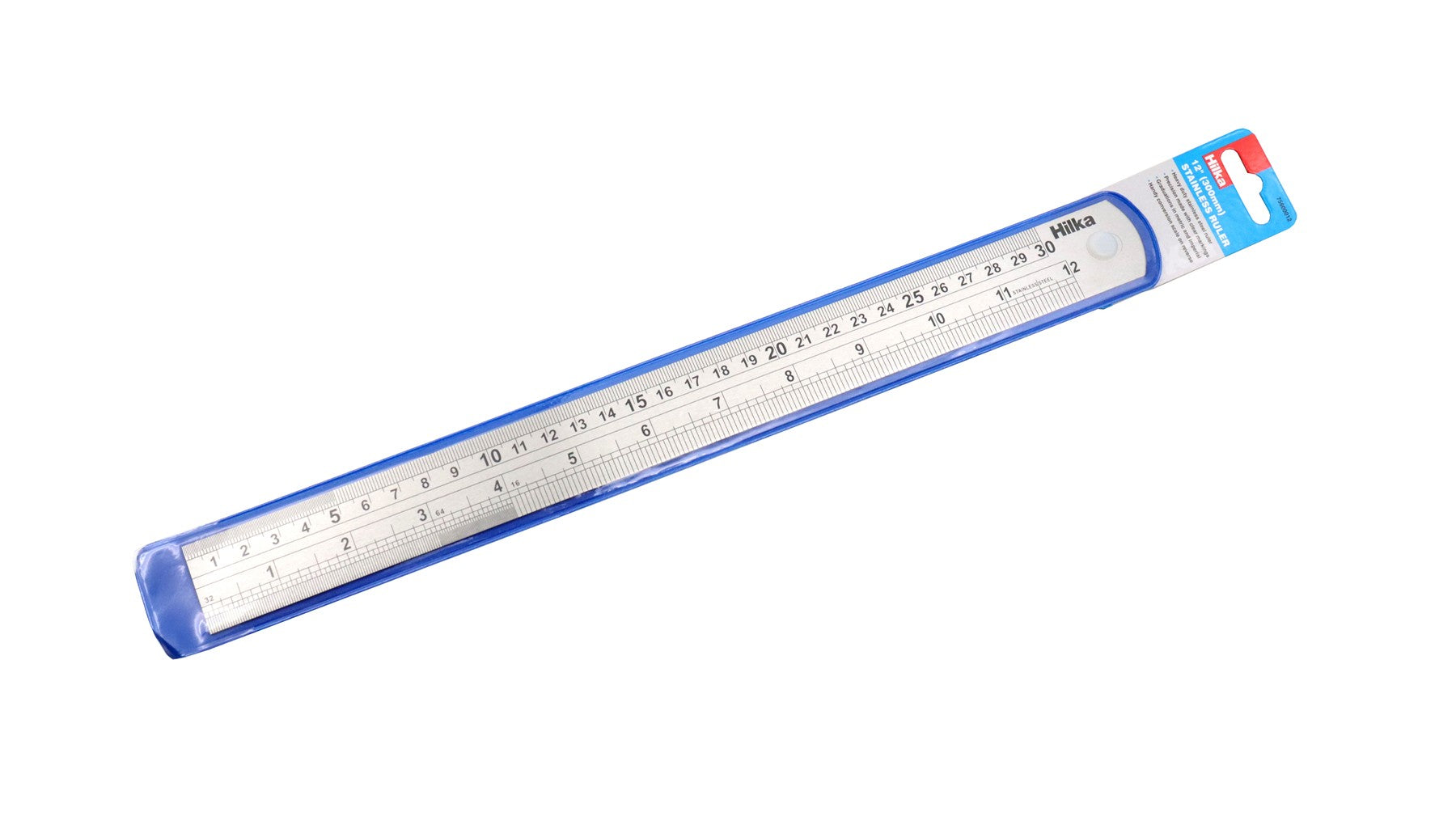 Hilka 12" (300mm) Matt Stainless Ruler 75600012