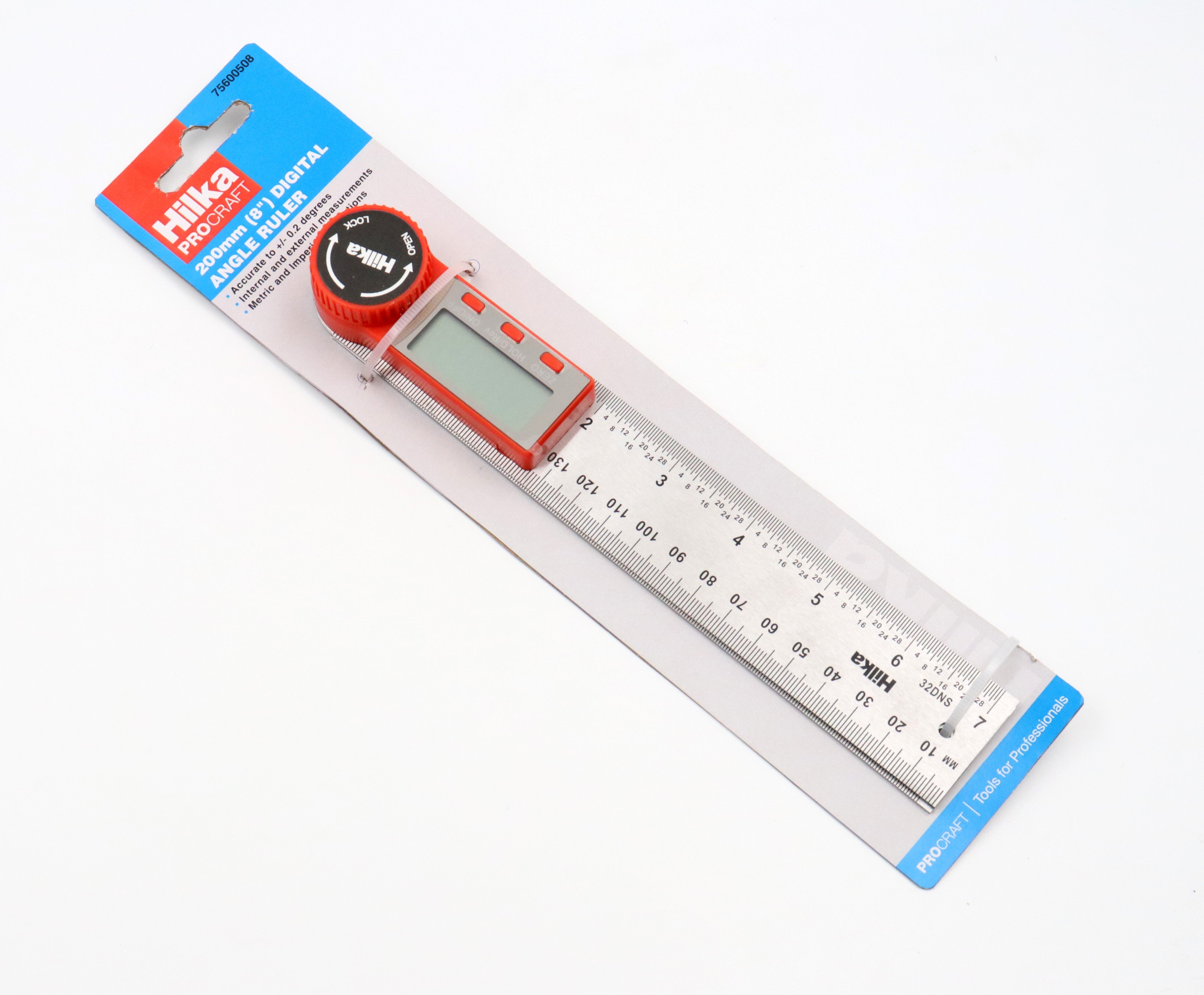 Hilka 200mm (8") Digital Angle Ruler 75600508