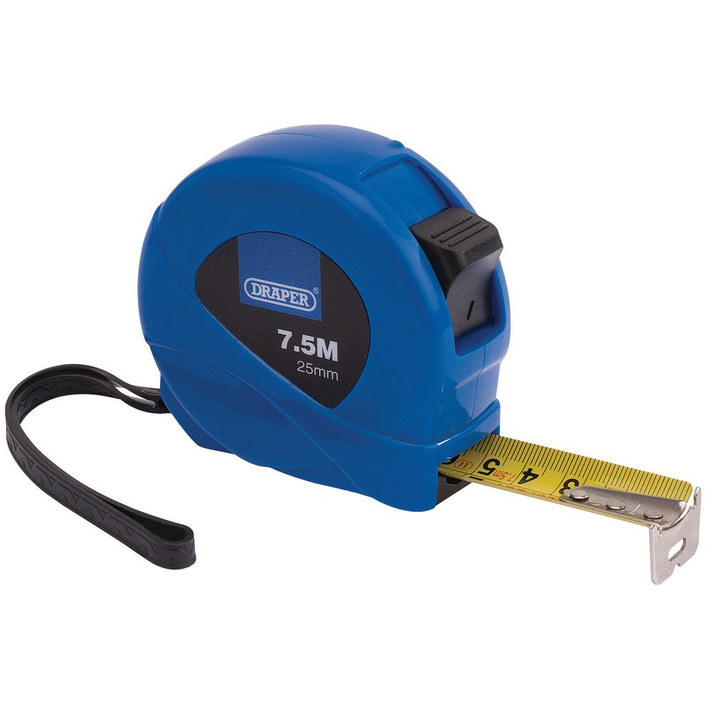 Draper Measuring Tape, 7.5m/25ft x 25mm, Blue  75882