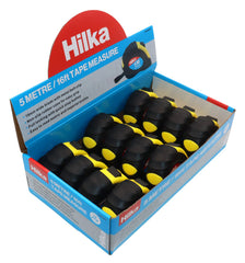 Hilka 5m/16ft Tape Measures in 12 pce Display 75950505