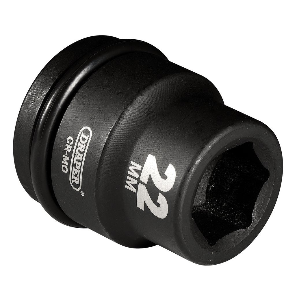 Draper Hi-TORQ® Impact Socket, 3/4" Sq. Dr., 22mm  75968