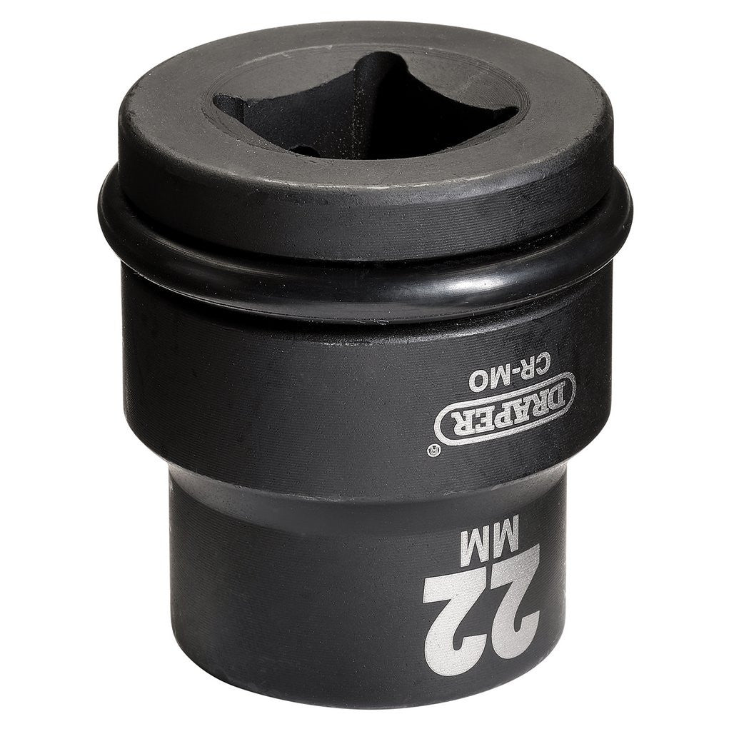 Draper Hi-TORQ® Impact Socket, 3/4" Sq. Dr., 22mm  75968
