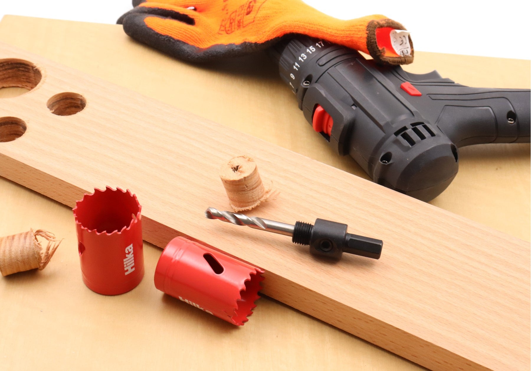 Hilka 7 pce Bi-Metal Holesaw Set 76600007
