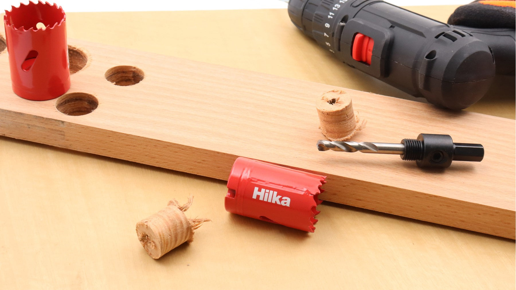 Hilka 7 pce Bi-Metal Holesaw Set 76600007