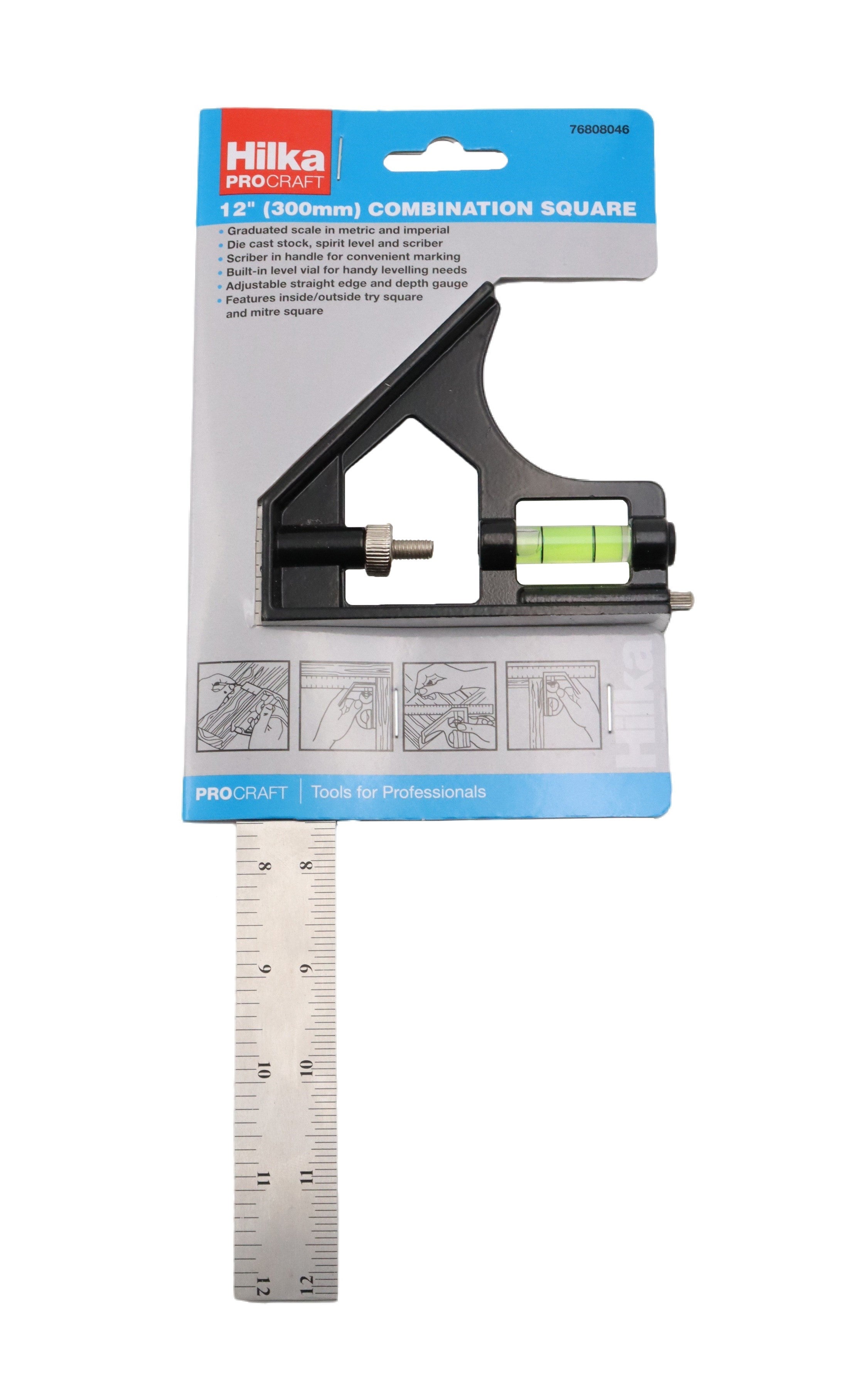 Hilka 12" (300mm) Combination Square 76808046