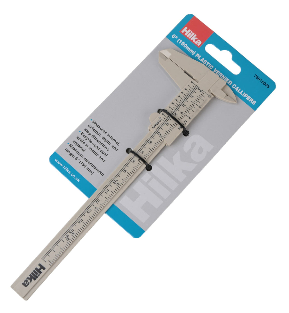 Hilka 6" (150mm) Plastic Vernier Callipers 76915005