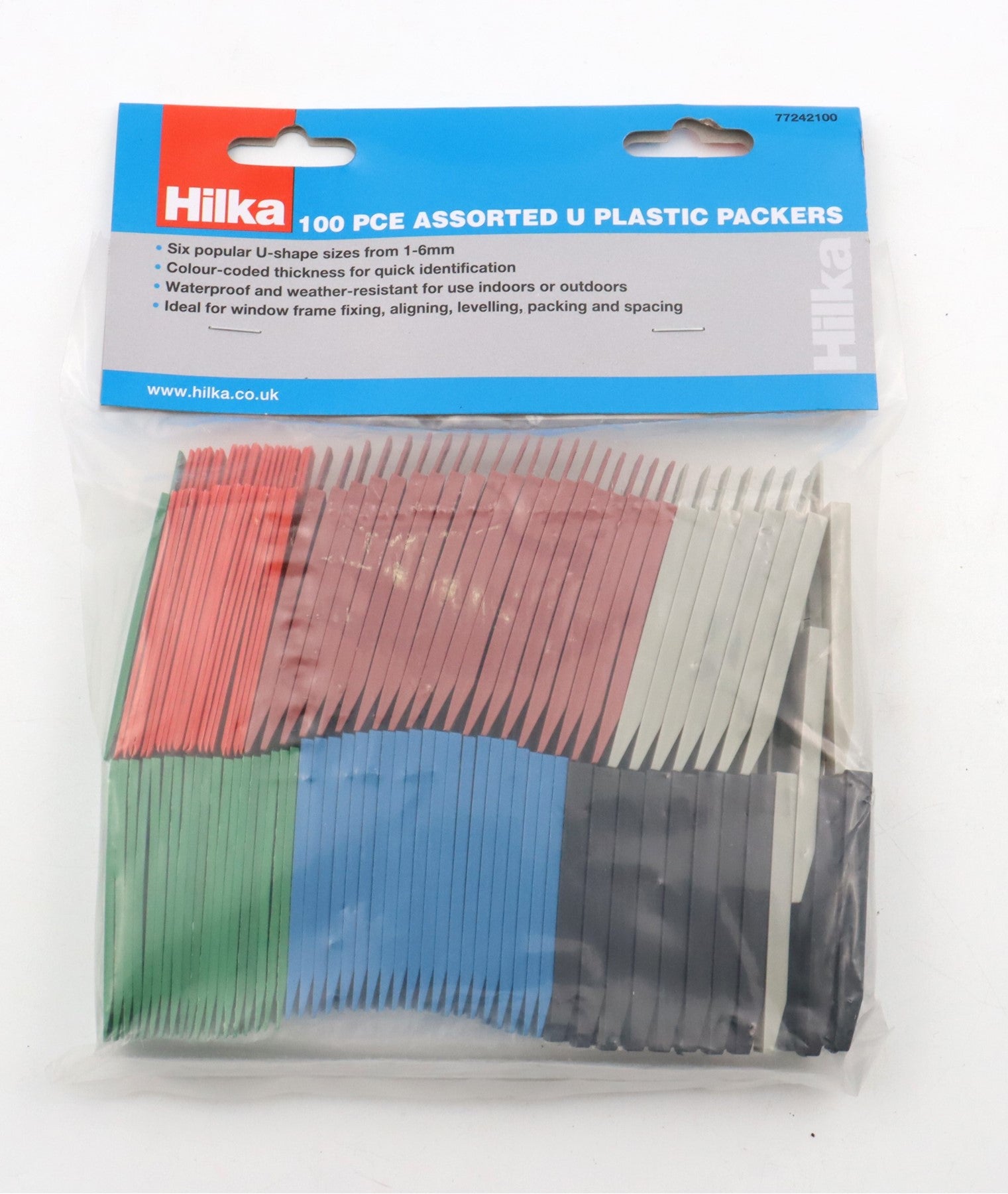 Hilka 100 pce Assorted U Plastic Packers 77242100
