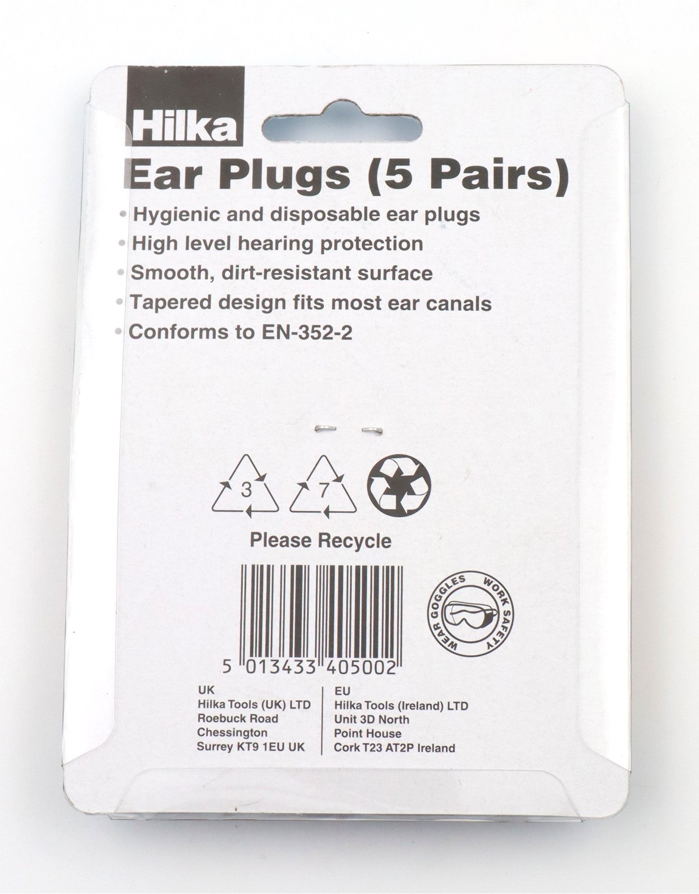 Hilka Ear Plugs (5 Pairs) 77405005