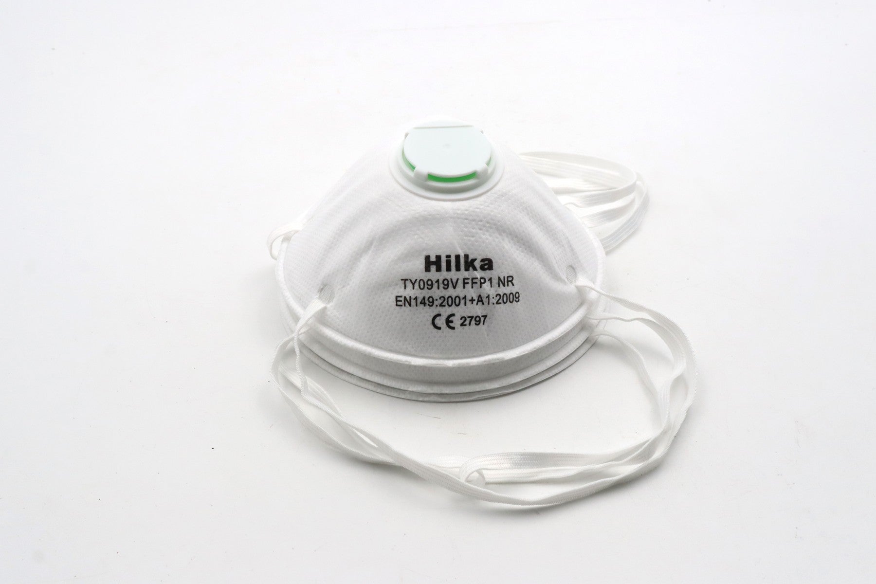 Hilka 3 pce Moulded Valve Disposable Masks FFP1 77505003
