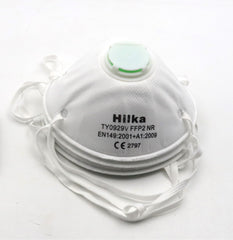 Hilka 3 pce Moulded Valve Disposable Masks FFP2 77506003