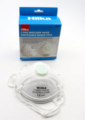 Hilka 3 pce Moulded Valve Disposable Masks FFP2 77506003