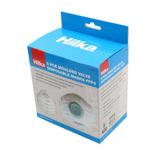 Hilka 5 pce Moulded Valve Disposable Masks FFP2 77506005