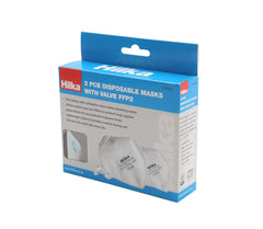 Hilka 2 pce Disposable Masks with Valve FFP2 77506202