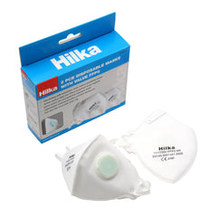 Hilka 2 pce Disposable Masks with Valve FFP2 77506202