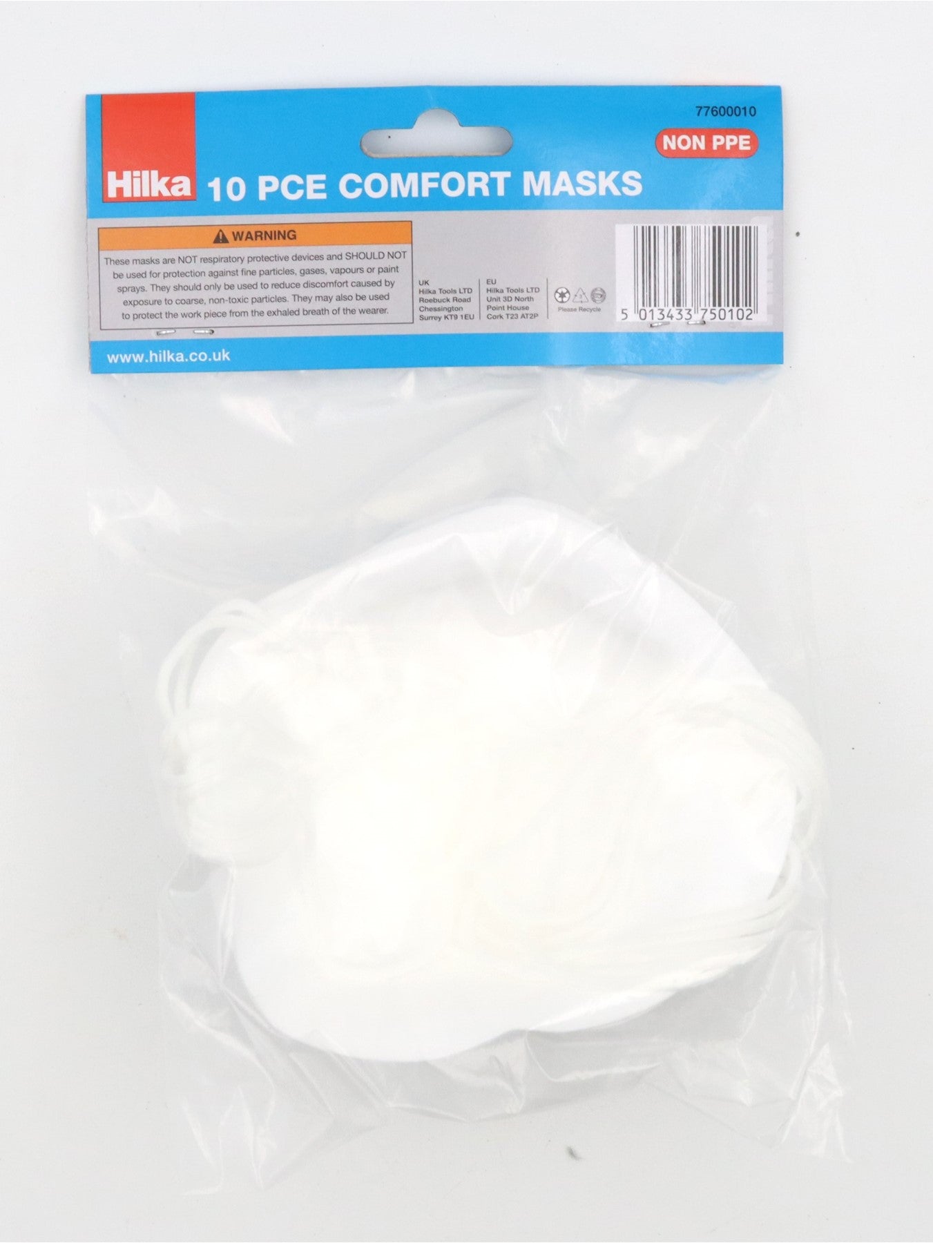 Hilka 10 pce Comfort Masks 77600010