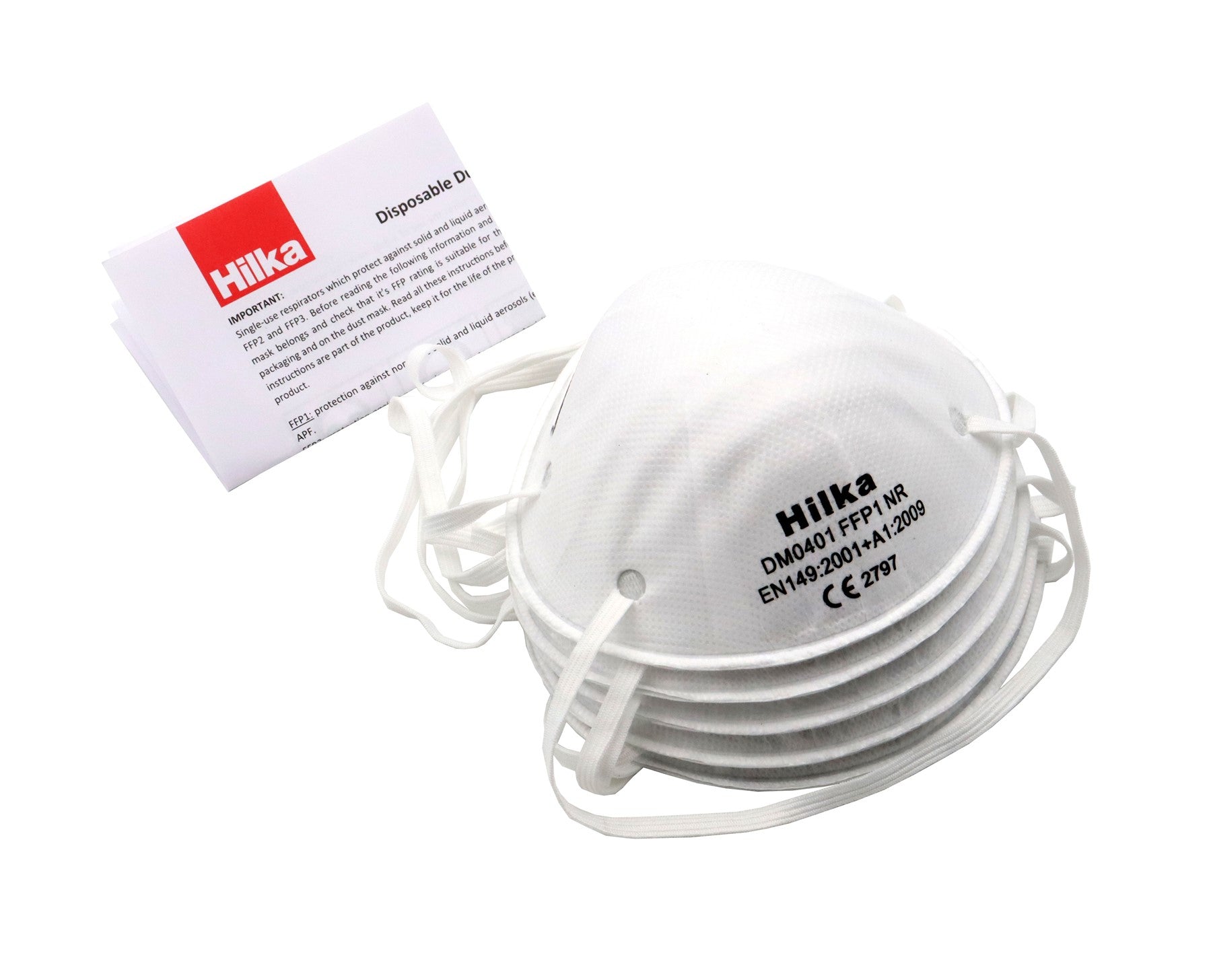 Hilka 5 pce Dust Masks FFP1 77606005