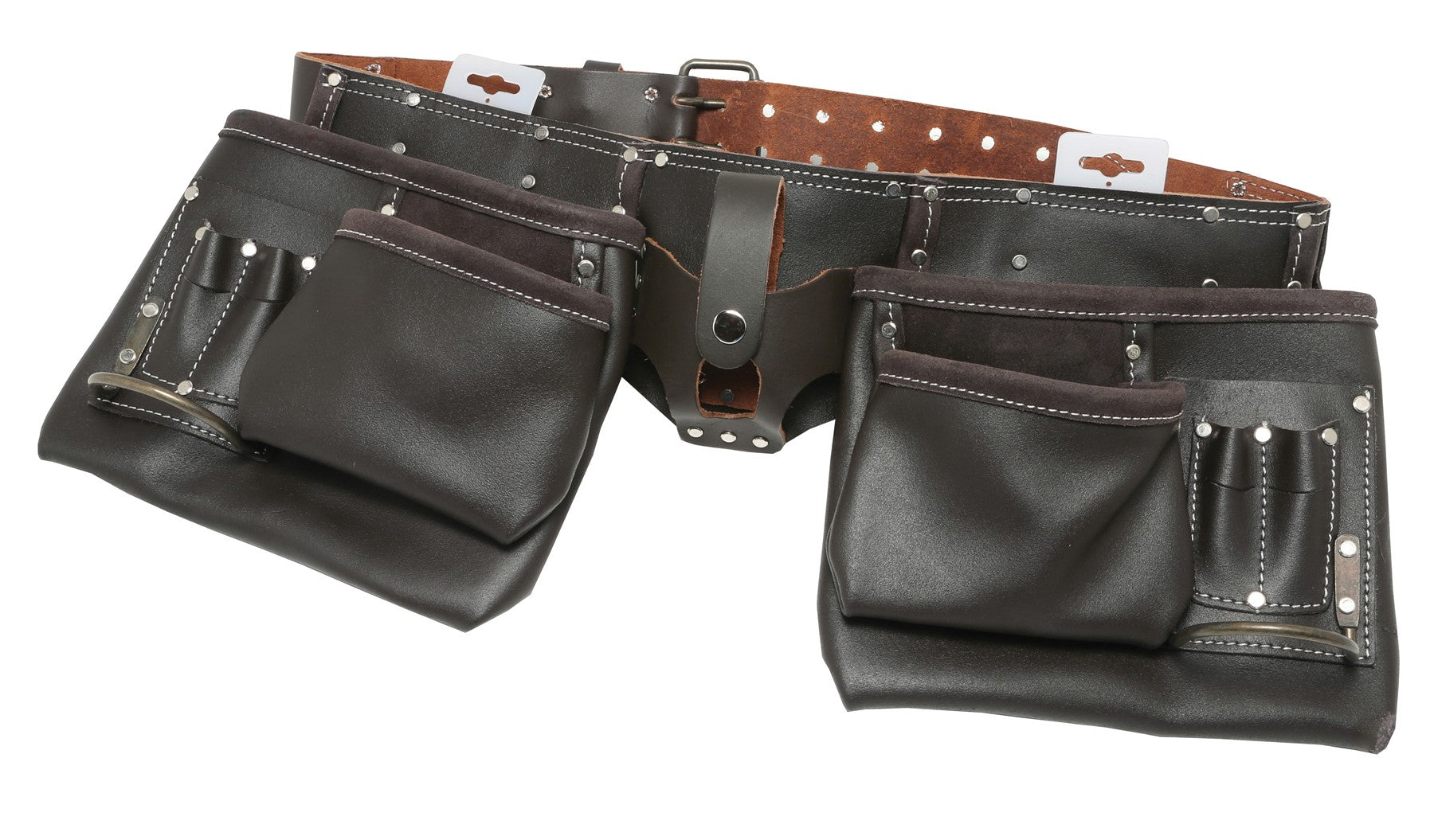Hilka HD Leather Double Tool Belt Oil Tanned 77705002