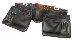 Hilka HD Leather Double Tool Belt Oil Tanned 77705002