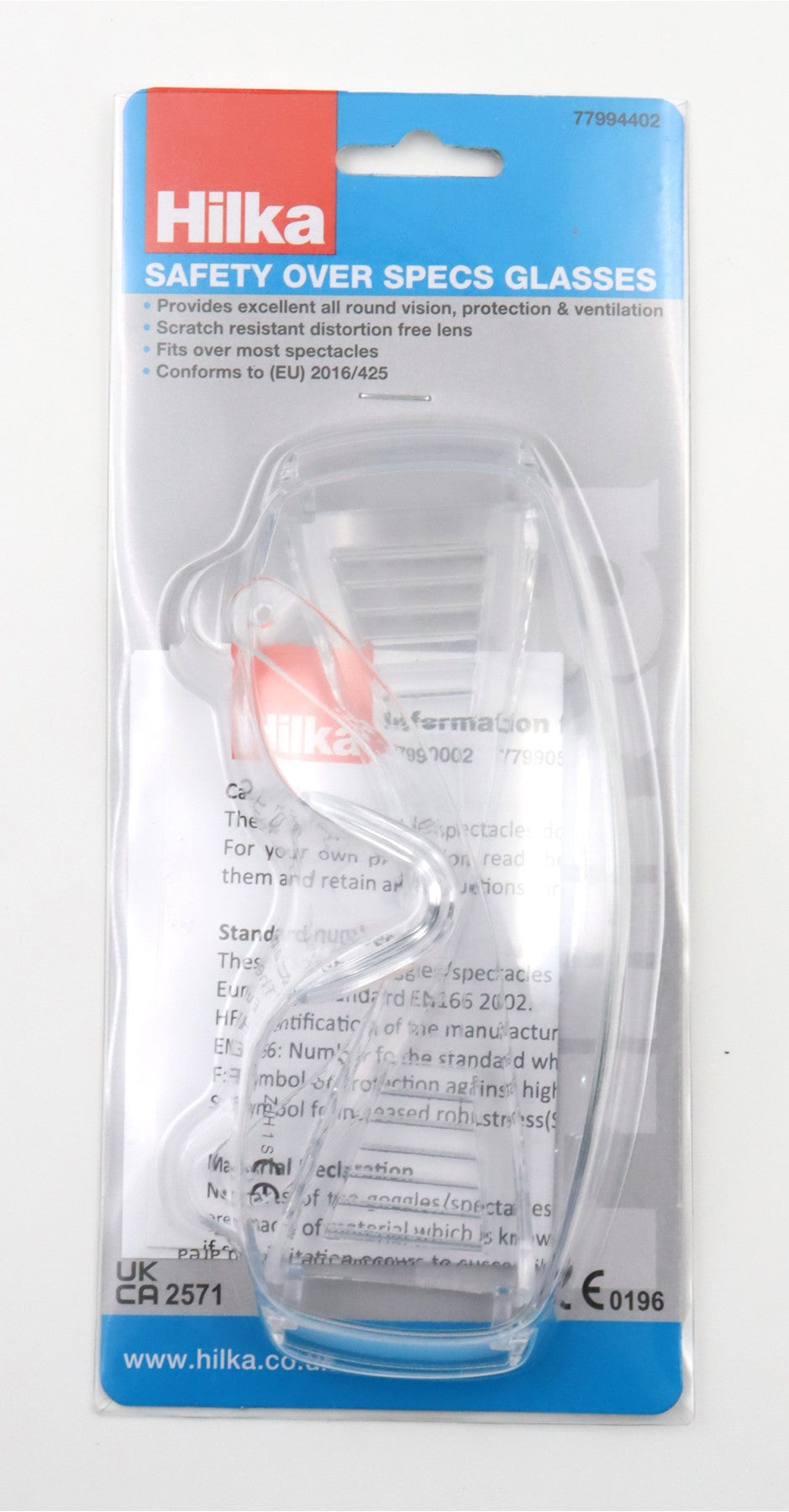 Hilka Safety Over Specs Glasses 77994402