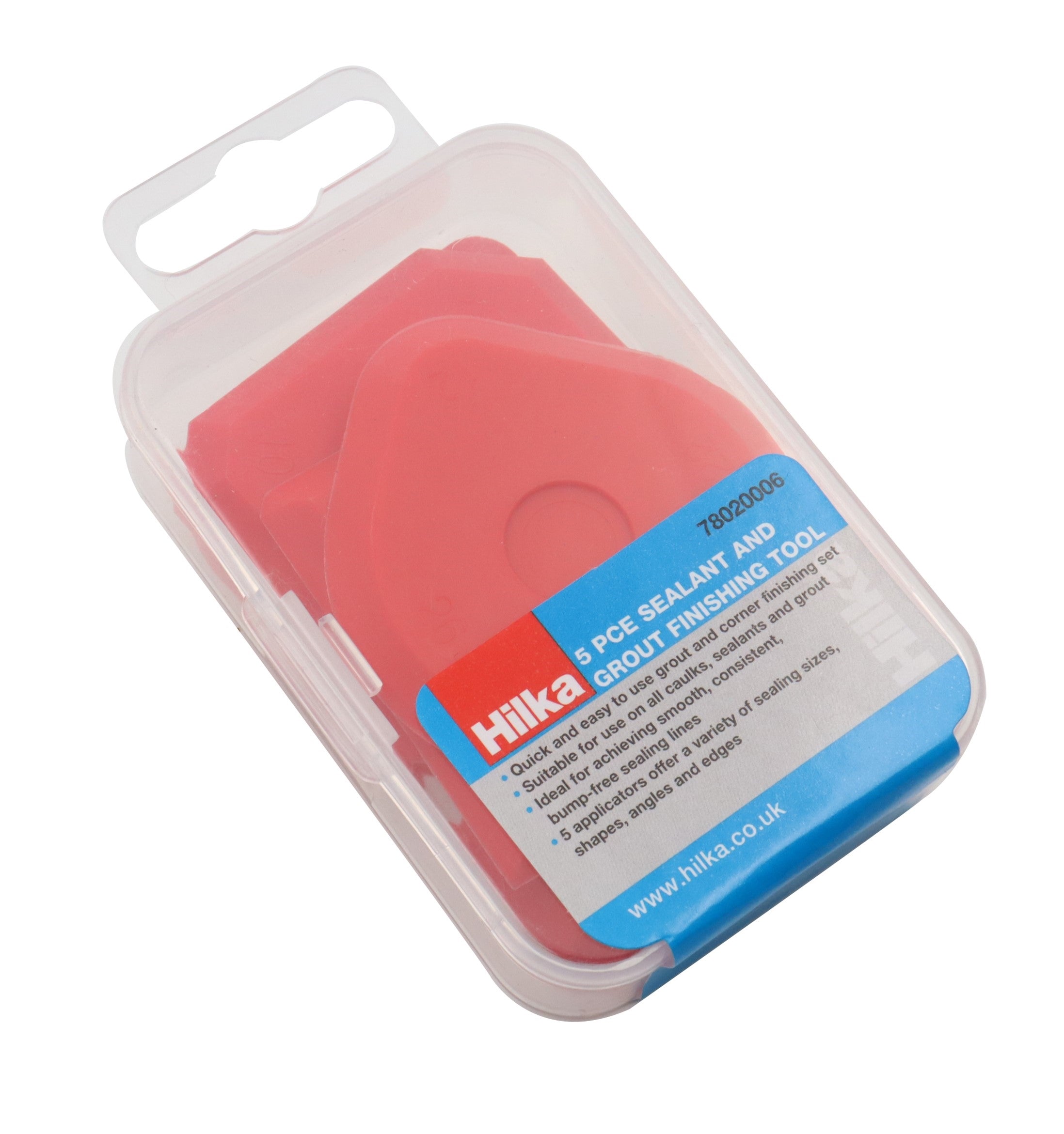 Hilka 5 pce Sealant and Grout Finishing Tool 78020006